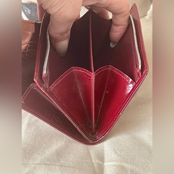 CARTIER PARIS Patent Leather⭐️Happy Birthday⭐️Stunning Zipper-Pull⭐️AuThEnTiC - Picture 10 of 16